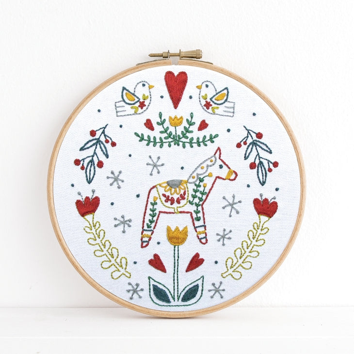 Dala Horse Embroidery Kit