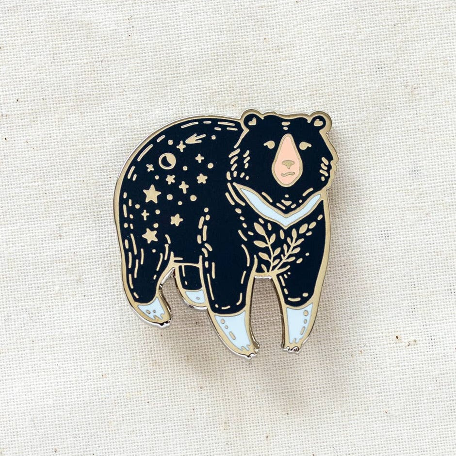 Moon Bear Enamel Pin