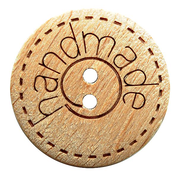 281200 - Wood "handmade" Button