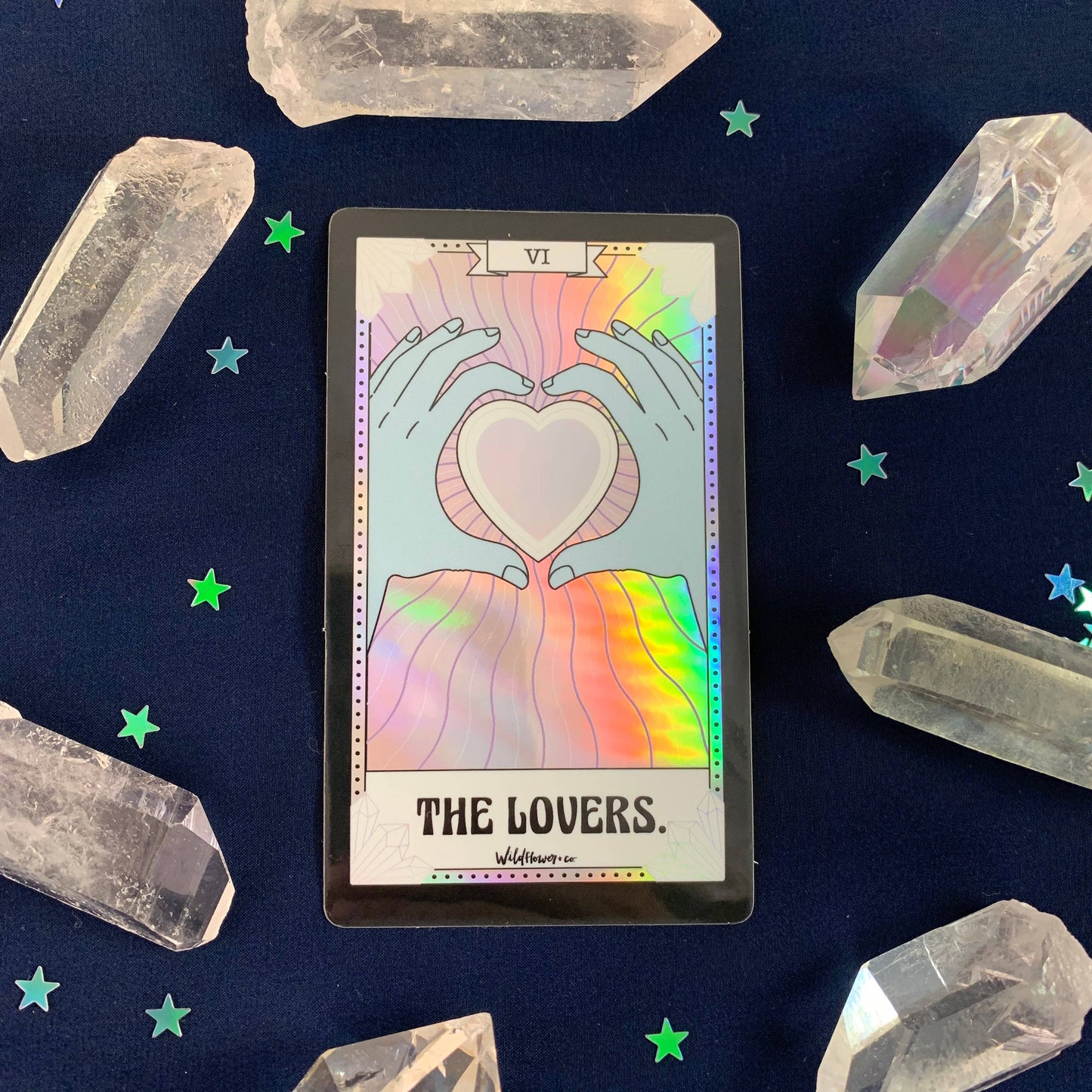 The Lovers Tarot Card Sticker