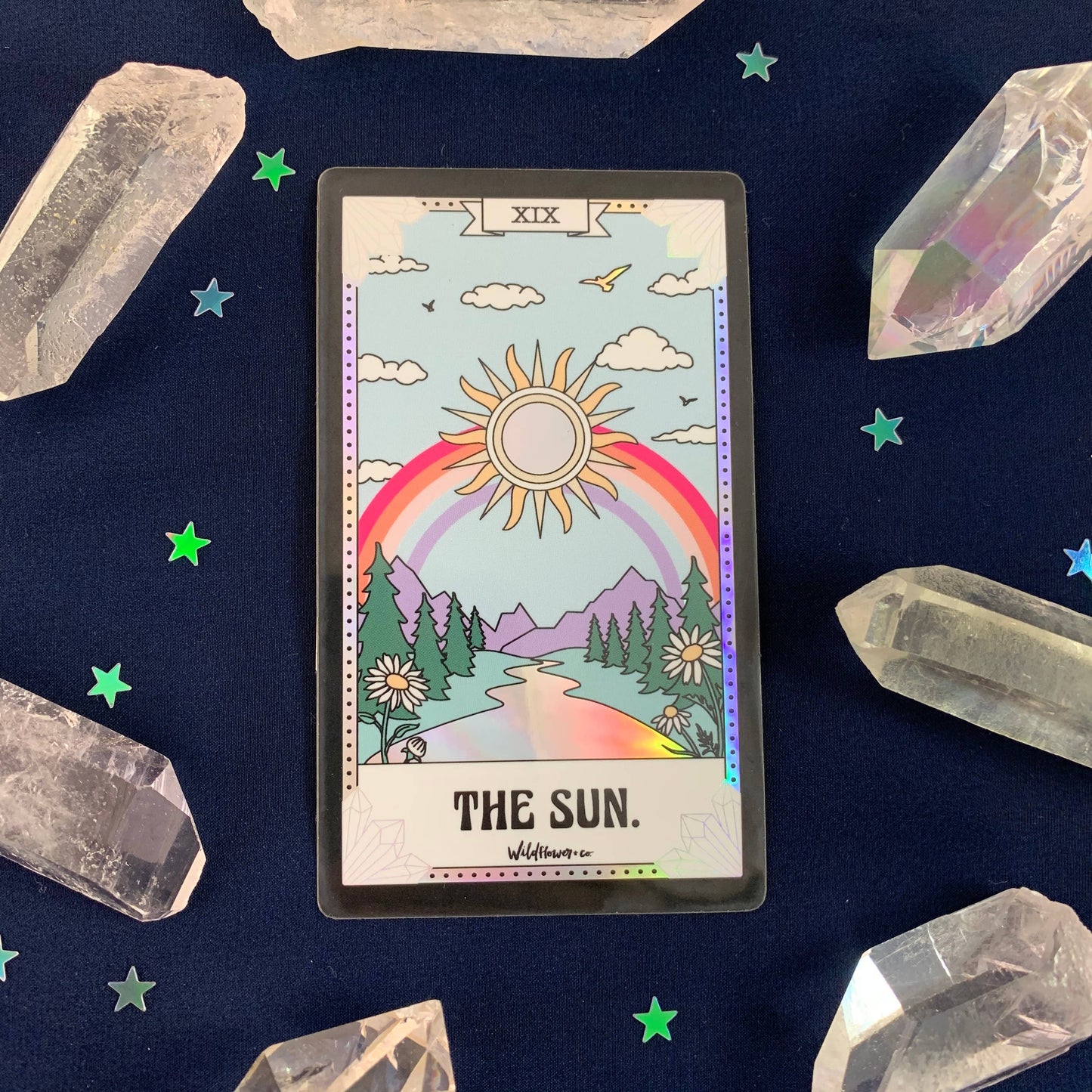 The Sun Tarot Card Sticker