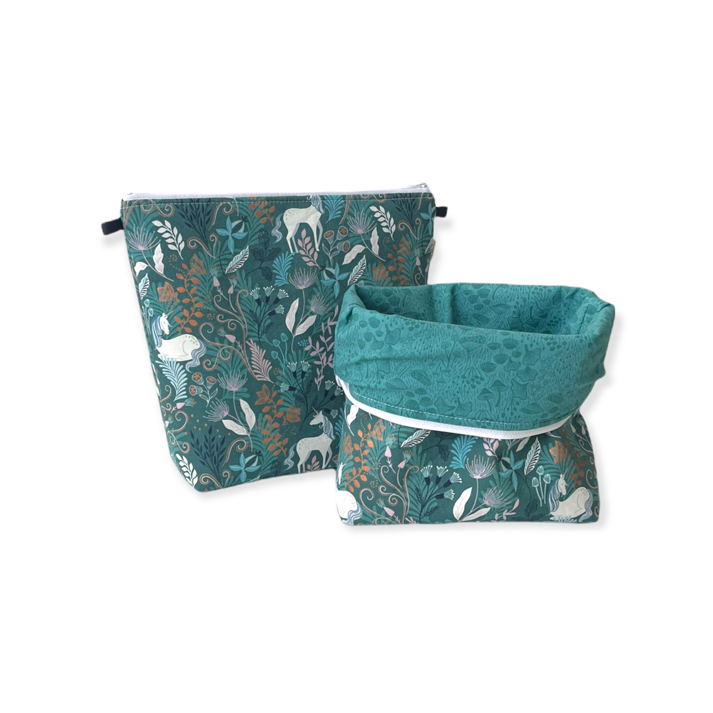 Enchanted Unicorn Tall Wedge Project Bag by JessaLu