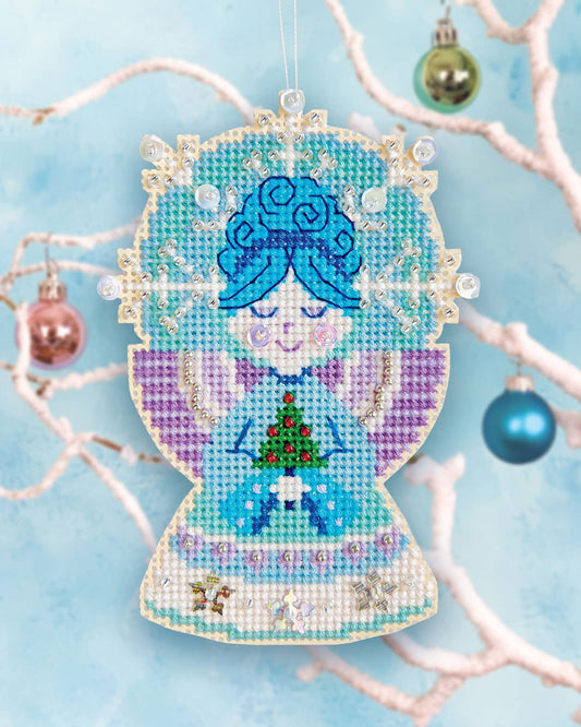 Snow Angel - Cross Stitch Ornament Kit