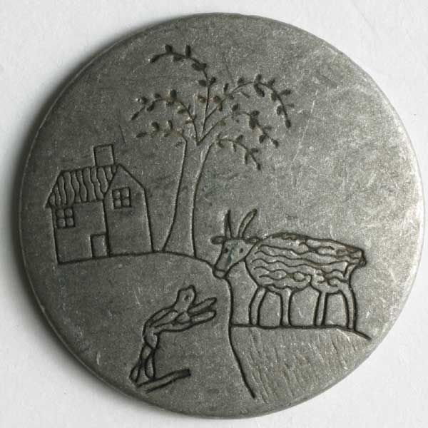 Mountain Scene Button 300585