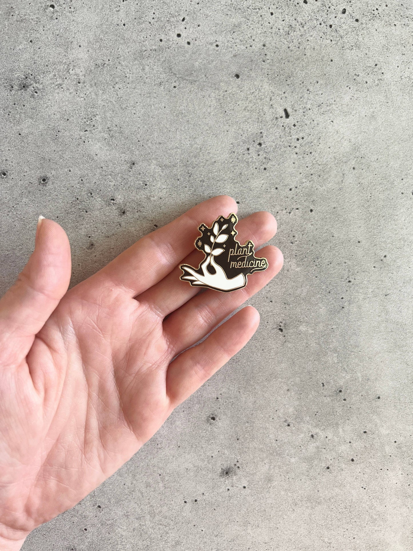 Plant Medicine Enamel Pin