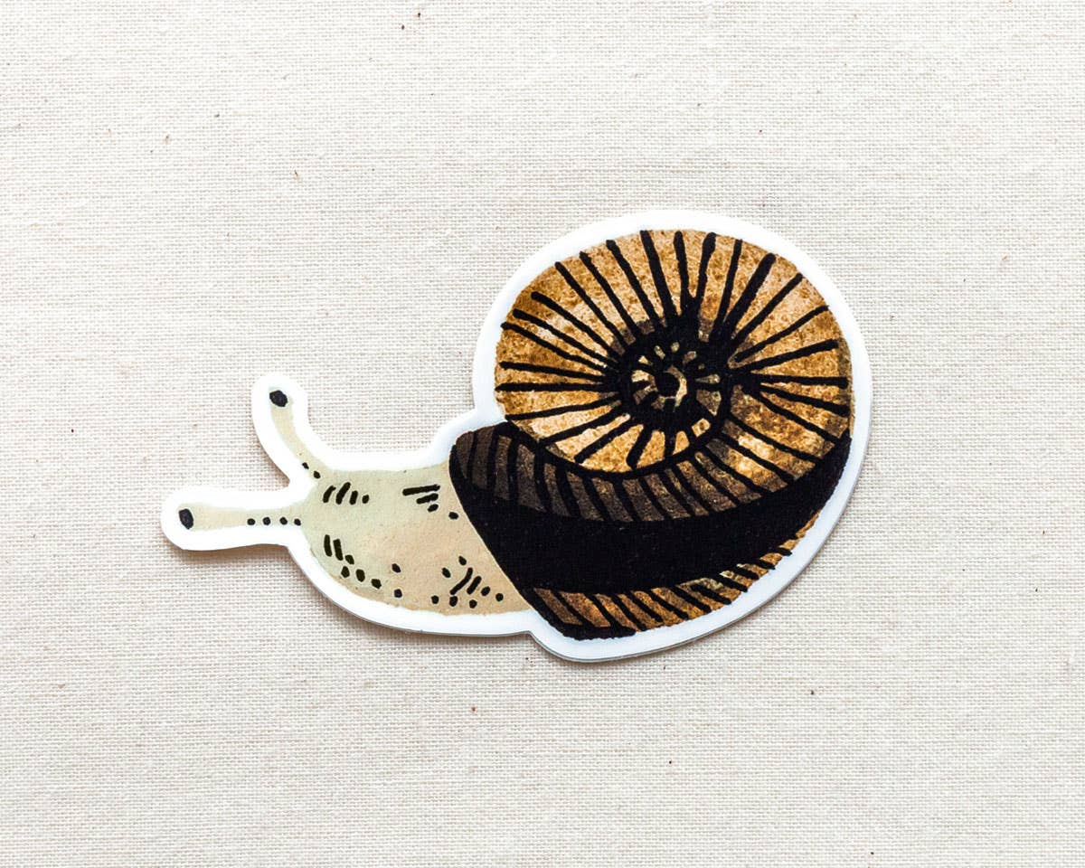 Garden Snail Animal Vinyl Sticker