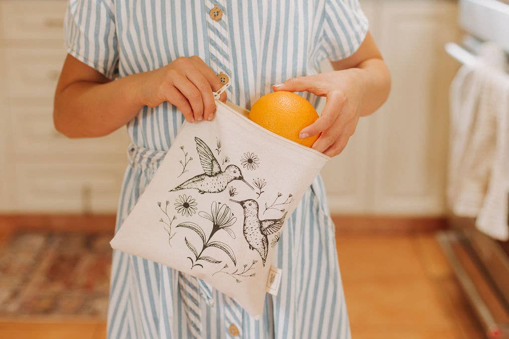 Reusable Hummingbird Bag - Leak Resistant Lining!