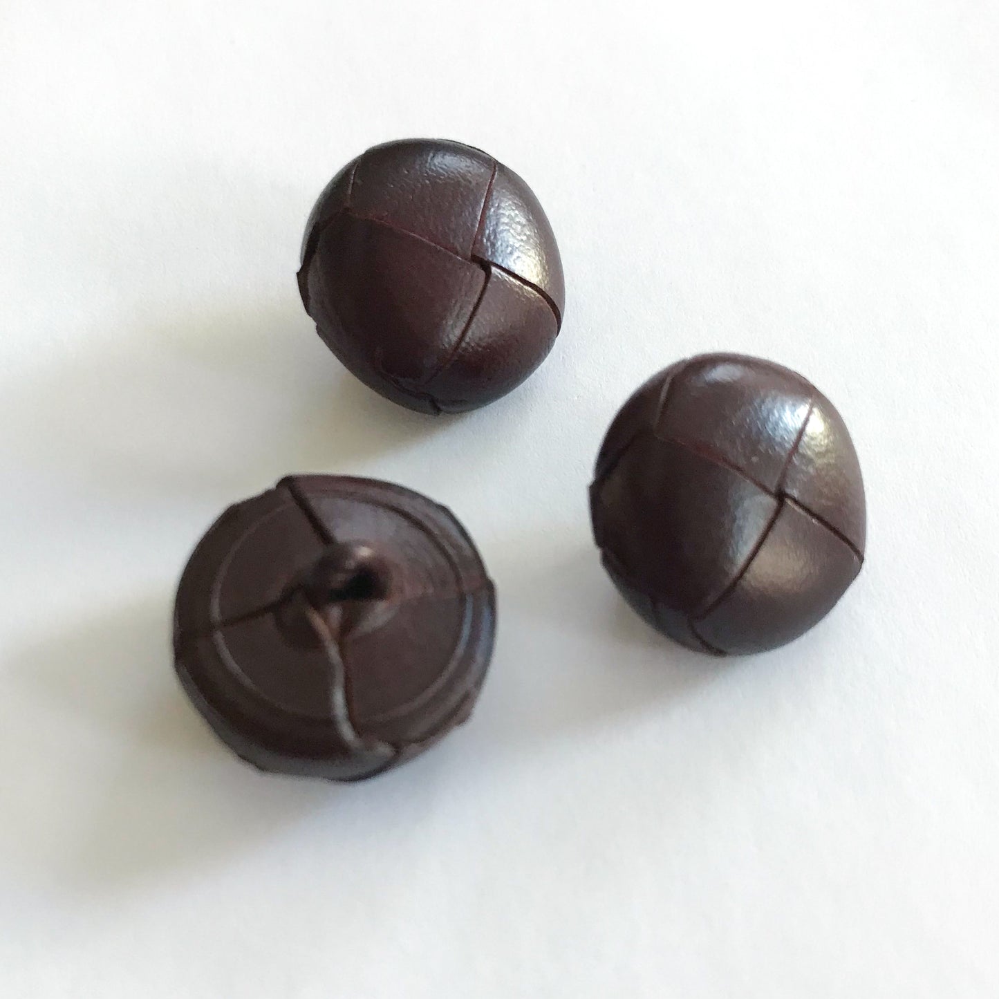 Leather Aran Button