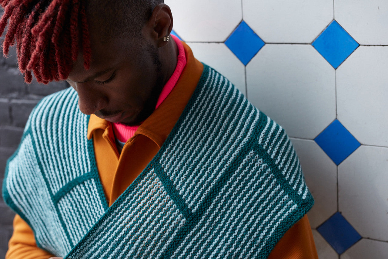 Clockwork Shawl Printed Pattern