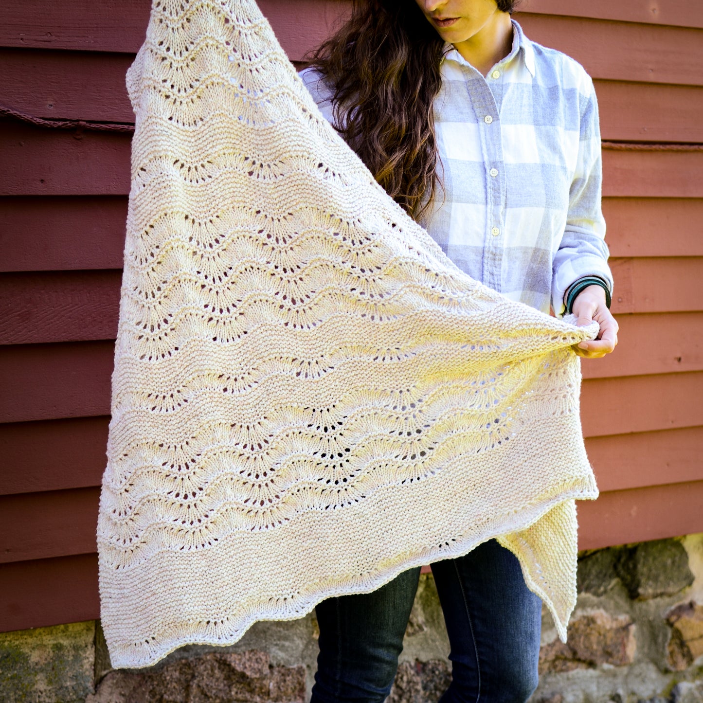 Nevasca Shawl Knitting Pattern - Digital Download