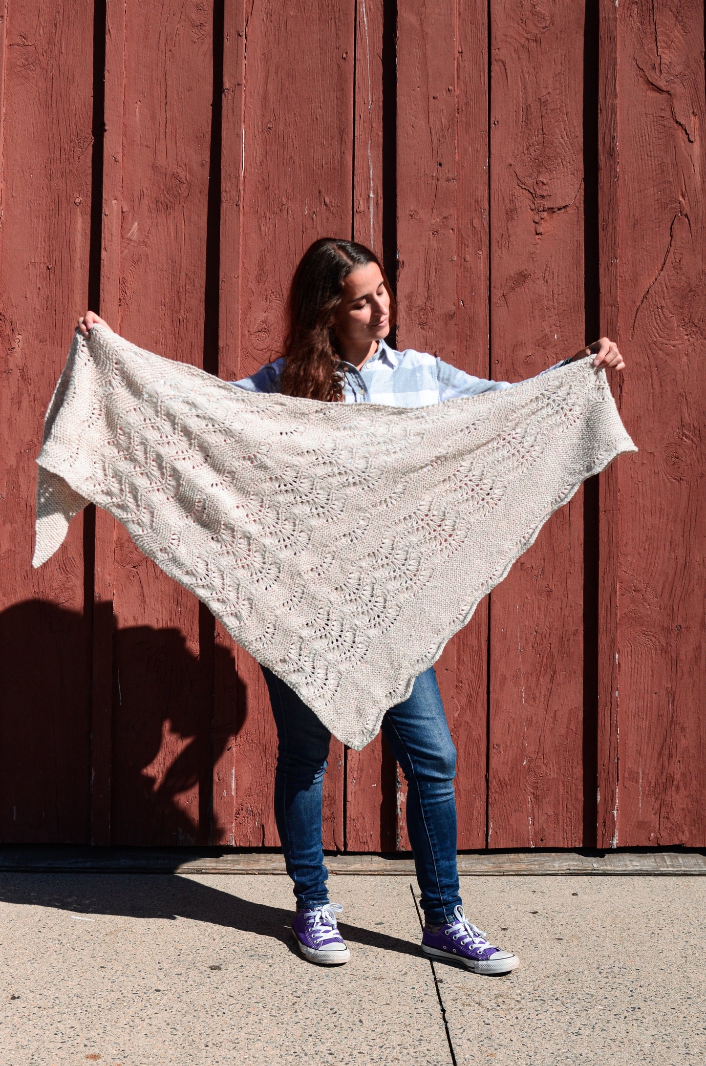 Nevasca Shawl Knitting Pattern - Digital Download