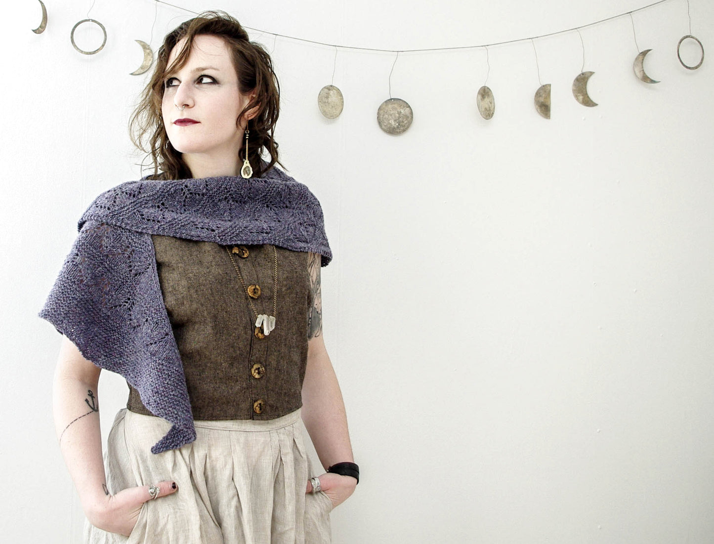 Hemlock Shawl Knitting Pattern - Digital Download