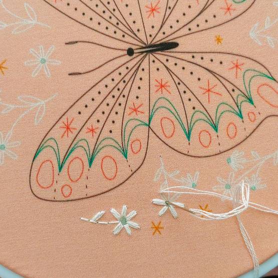 Butterfly - Cozyblue Handmade Embroidery Kit