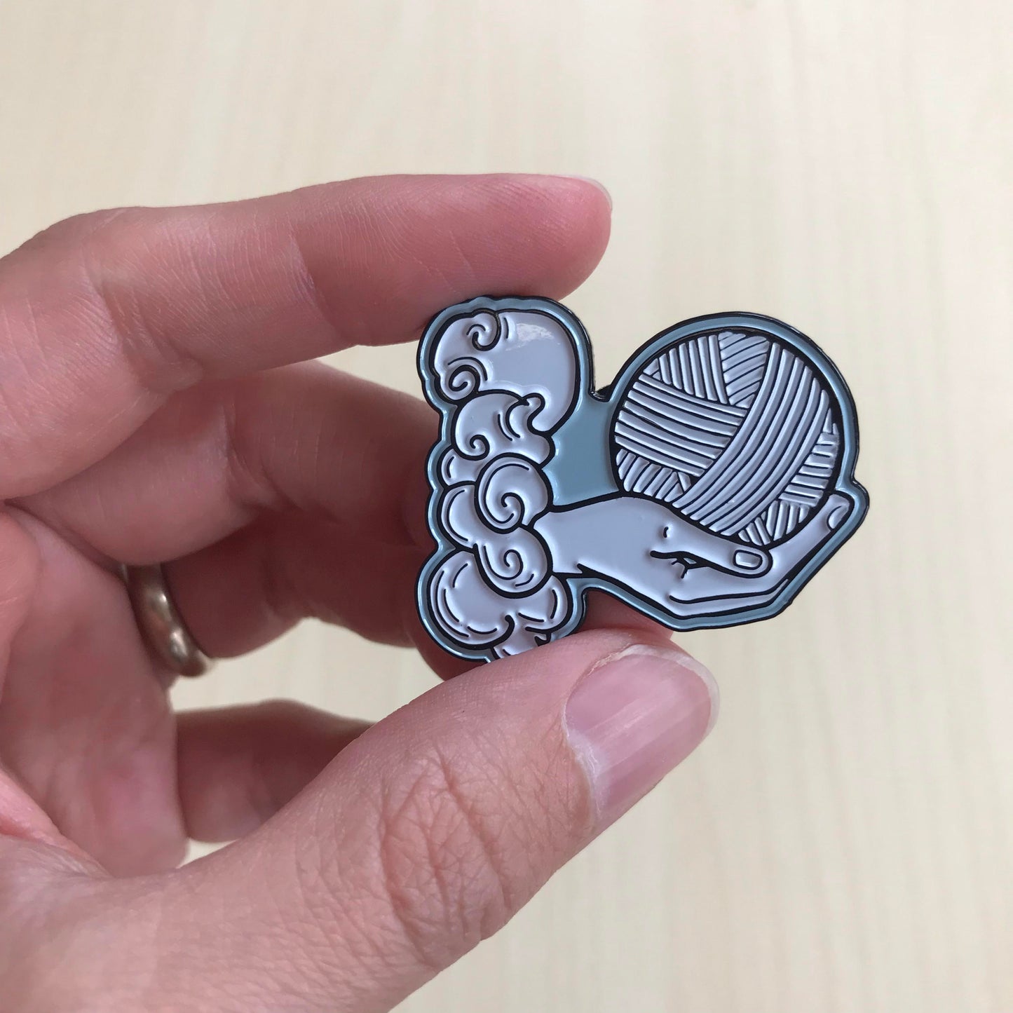 Ace of Yarn Enamel Pins