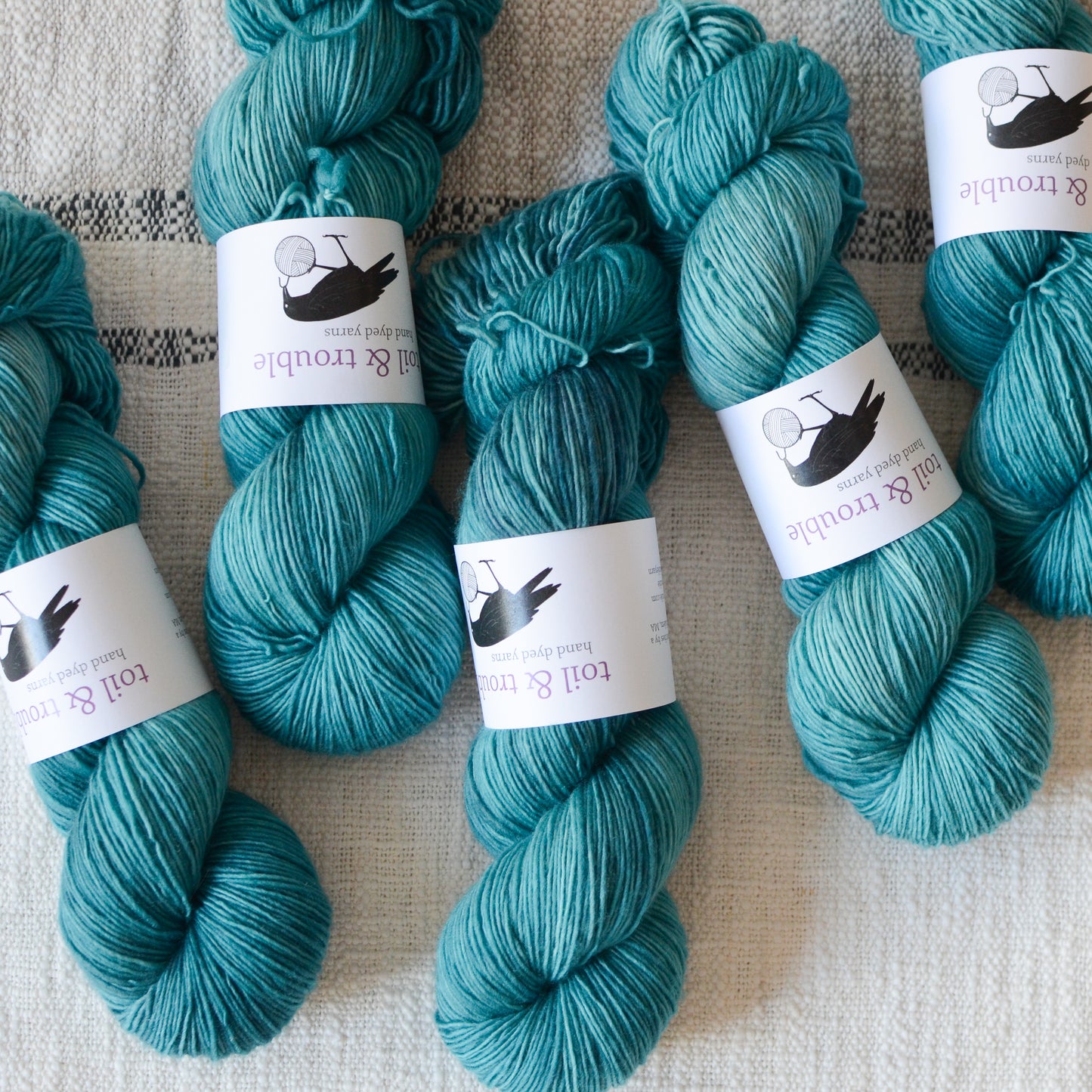 Toil & Trouble Hand Dyed Yarn - Allegory Merino Singles