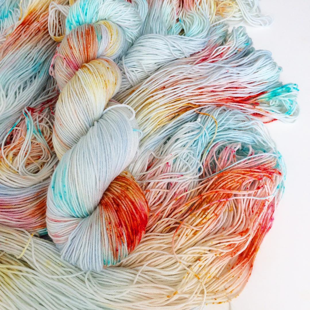 Toil & Trouble Hand Dyed Yarn - Allegory Merino Singles