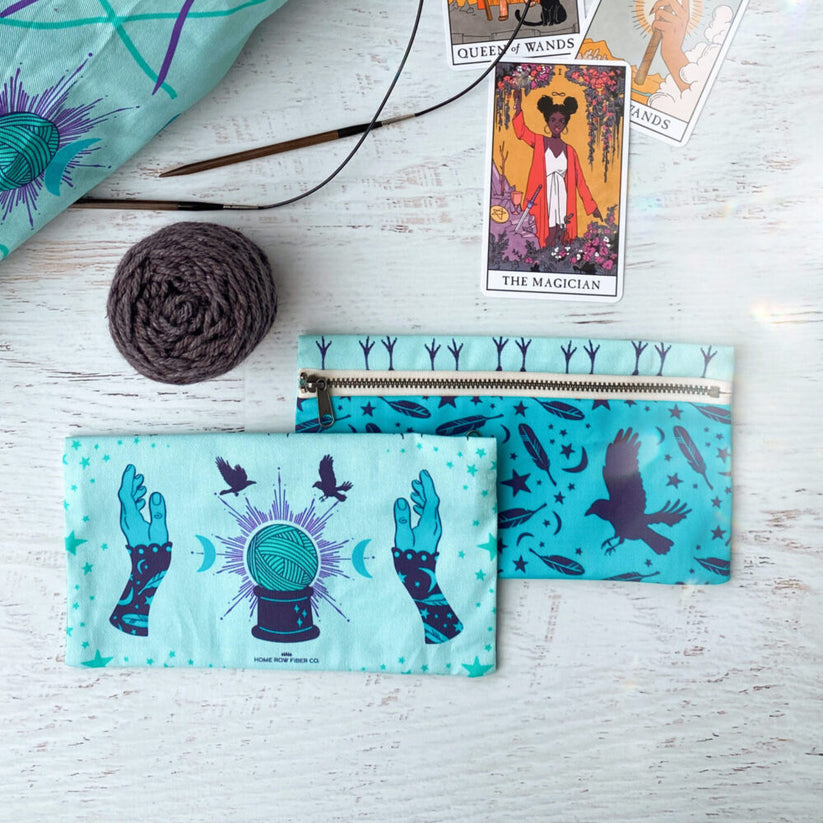 Wool Magic Zipper Pouch by Home Row Handcraft