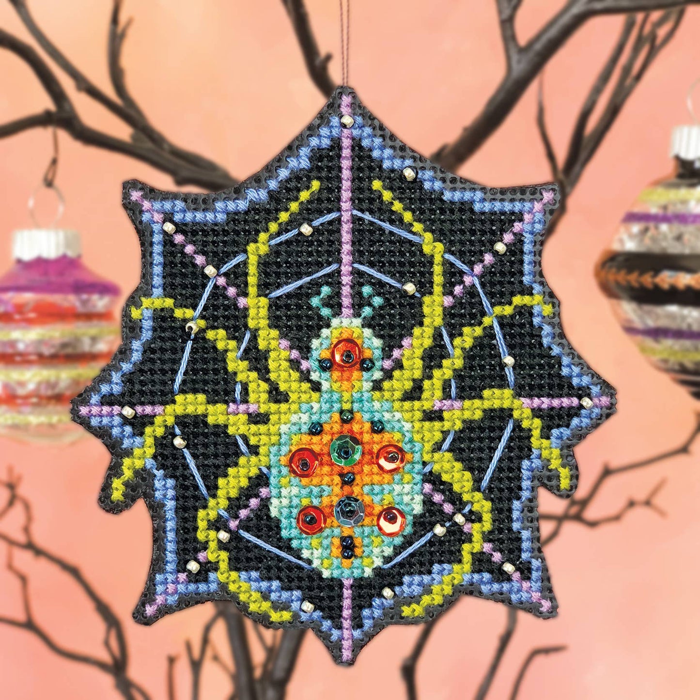 Creepy Crawly - Cross Stitch Ornament Kit