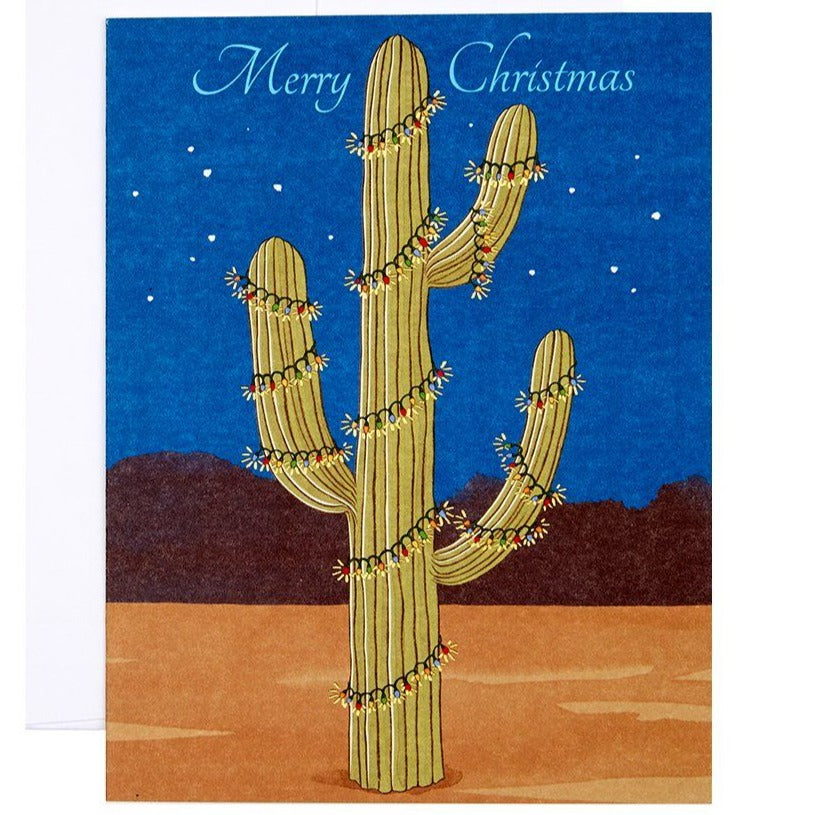 Christmas Cactus Greeting Card