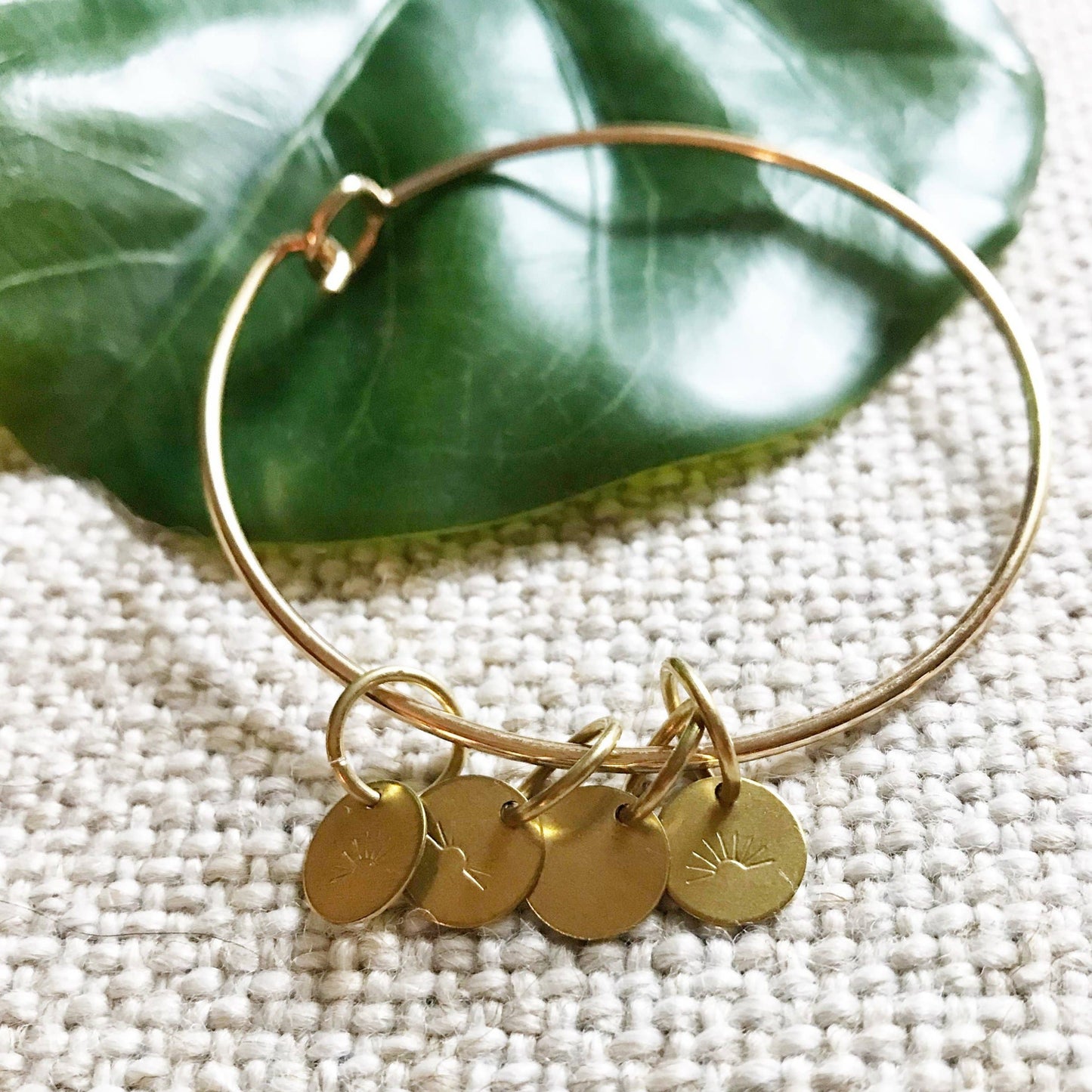 Solstice Magic Knitter's Bangle: A Knitting Stitch Marker Bangle Bracelet