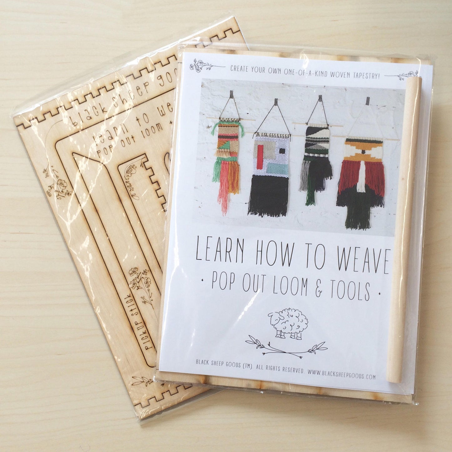 Weaving Kit: Pop Out Loom and Tools