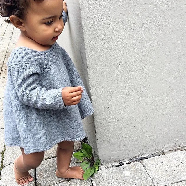 Roxy Romper & Roxy Dress Knitting Pattern by Knitting for Olive - Digital Download
