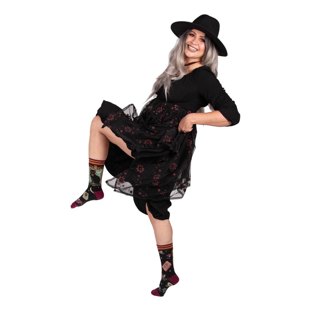 Duchess Shadowfloof's Mew World Order Crew Socks