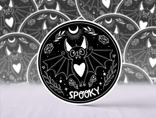 Spooky Bat Sticker
