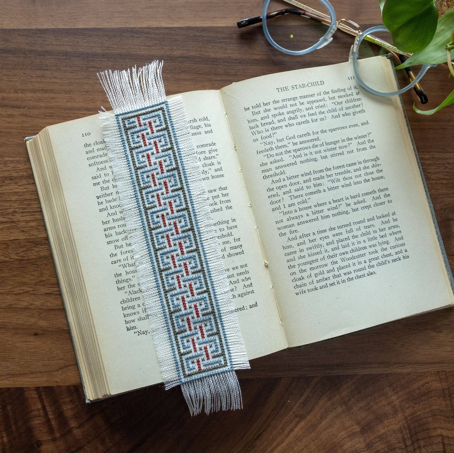 Folk Fabric Sampler Bookmark Cross Stitch Kit