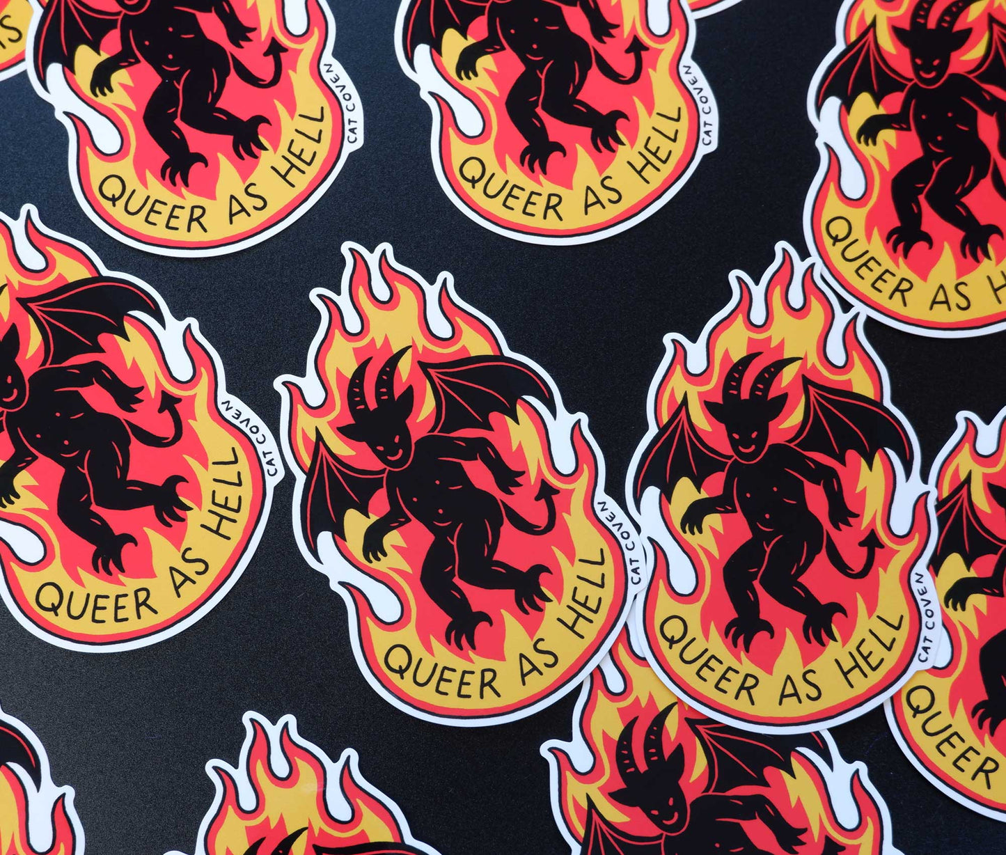 Queer As Hell - Vinyl Sticker