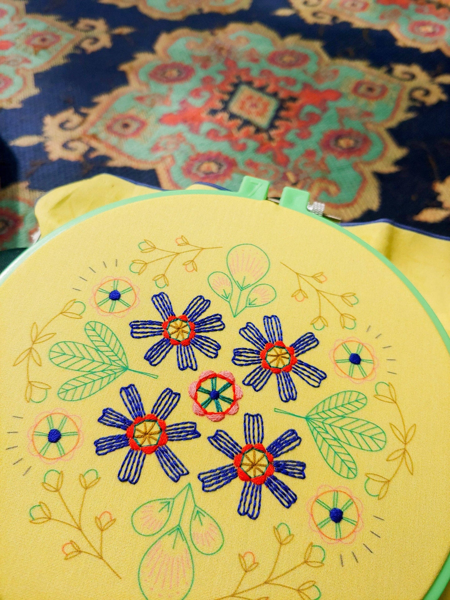Wallflowers embroidery kit [last chance!]