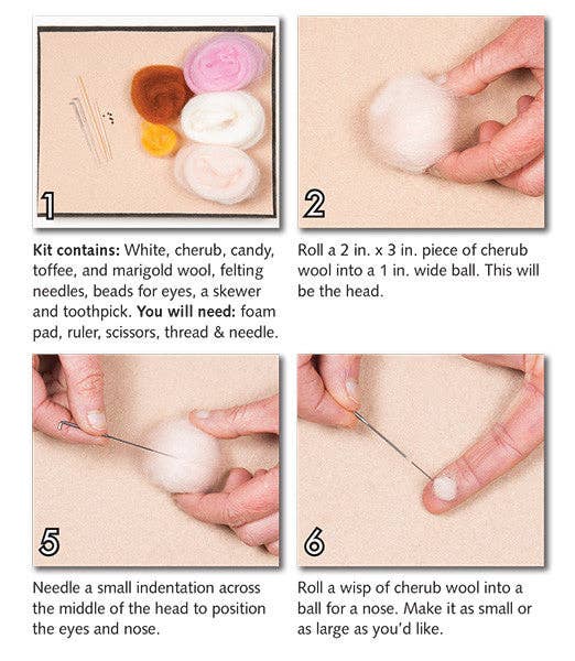 Fairy Needle Felting Kit (Intermediate)