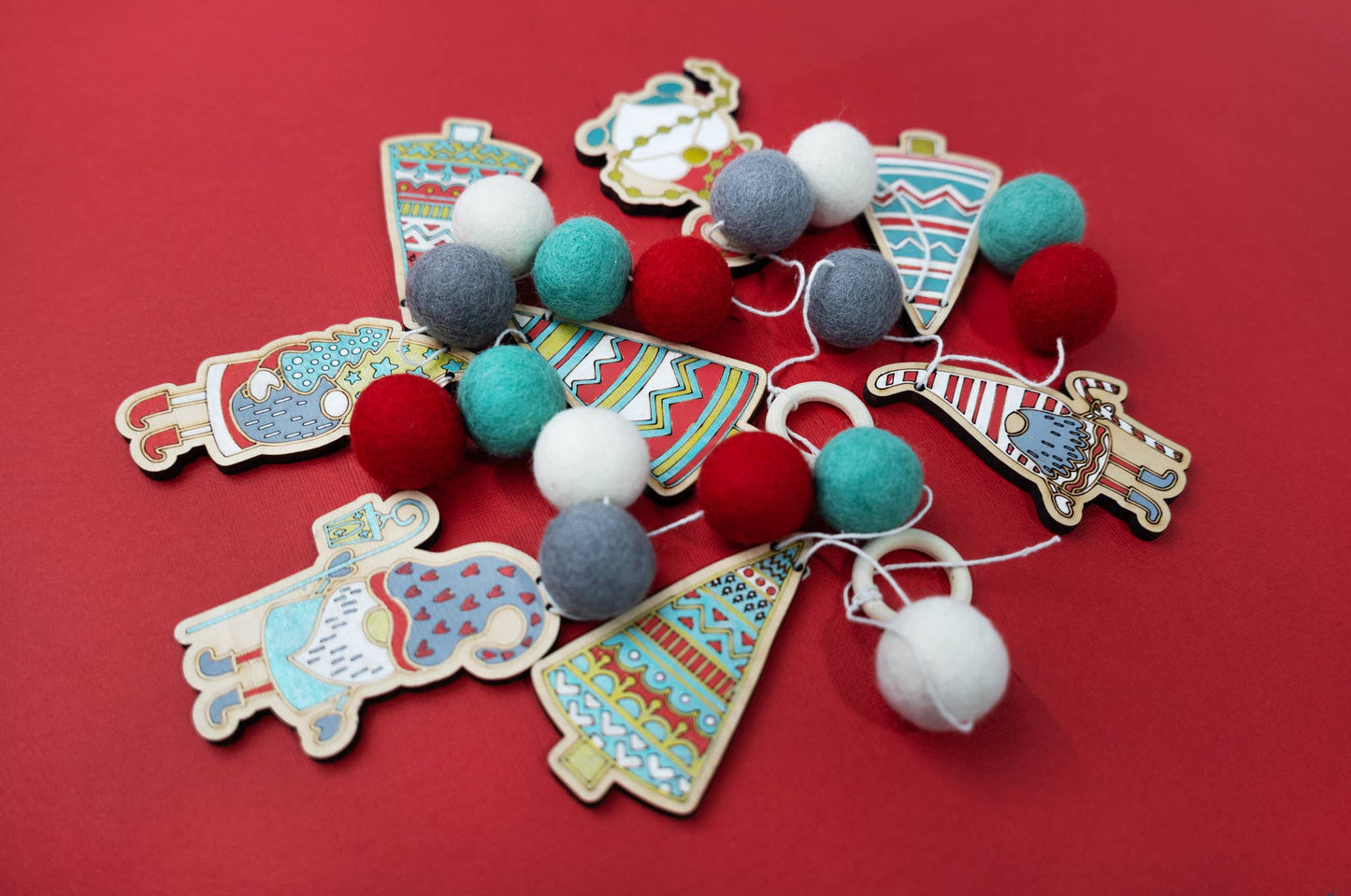 Gnome DIY Garland Kit