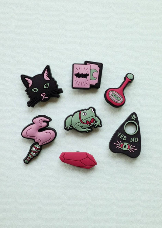 Witch Essentals 2 Shoe Charms: CRYSTAL