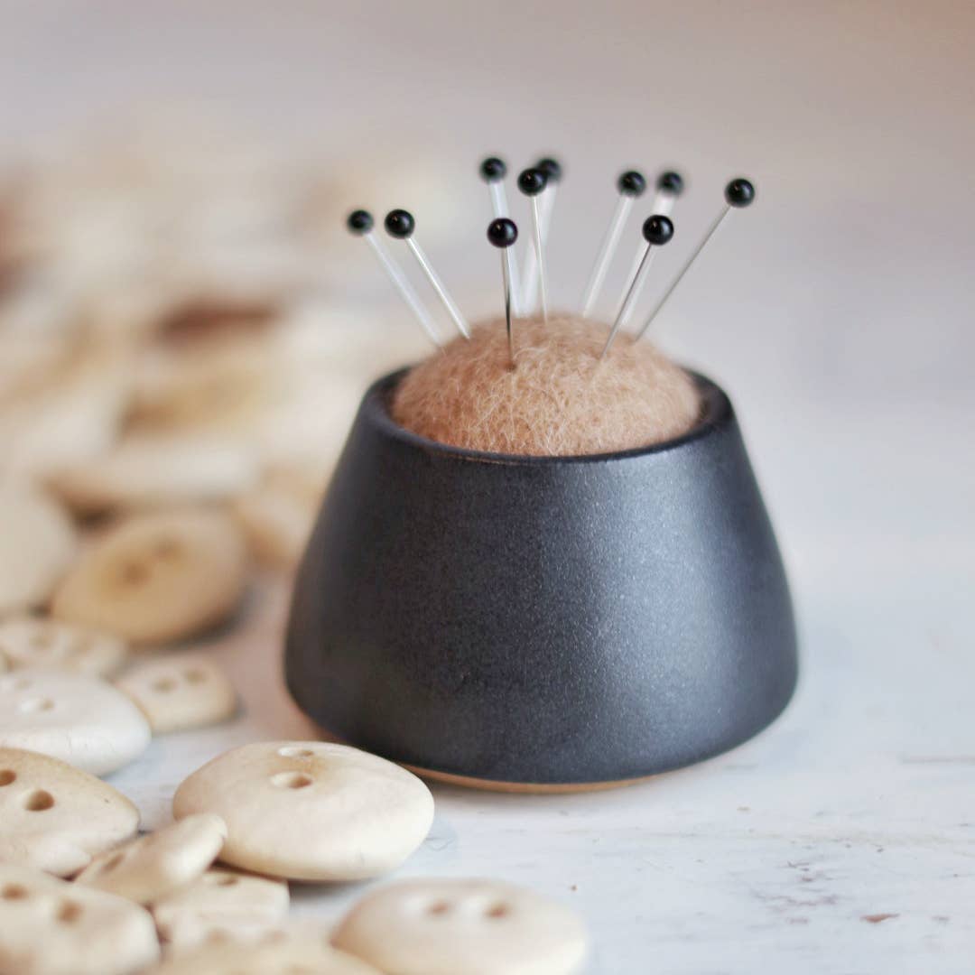Handmade Minimalist Mini Pin Cushion in 3 color options