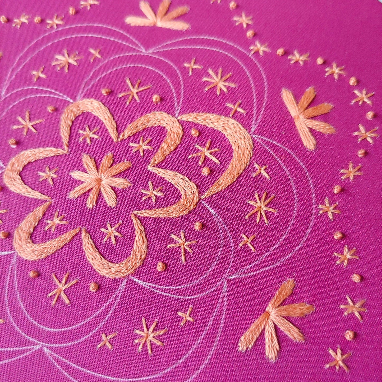 Starburst embroidery kit [last chance!]