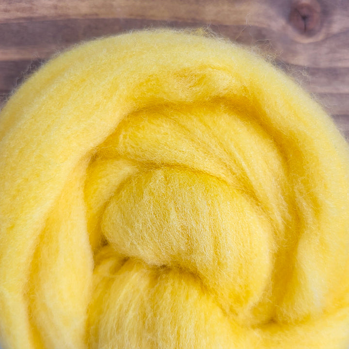 Dyed Shaniko Top for Spinnining and Felt - 1 oz