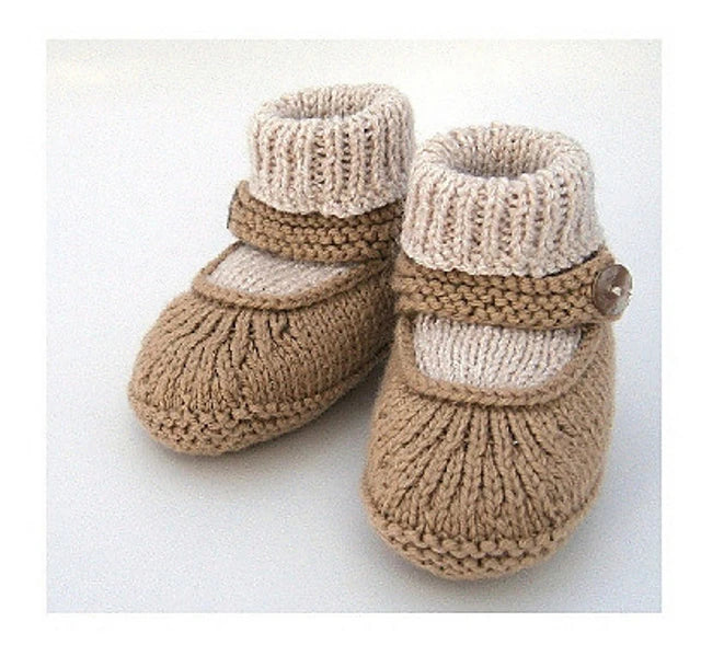 Baby Merry-Jane Booties Printed Pattern