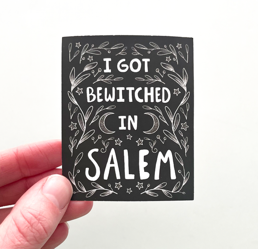 Bewitched in Salem Sticker