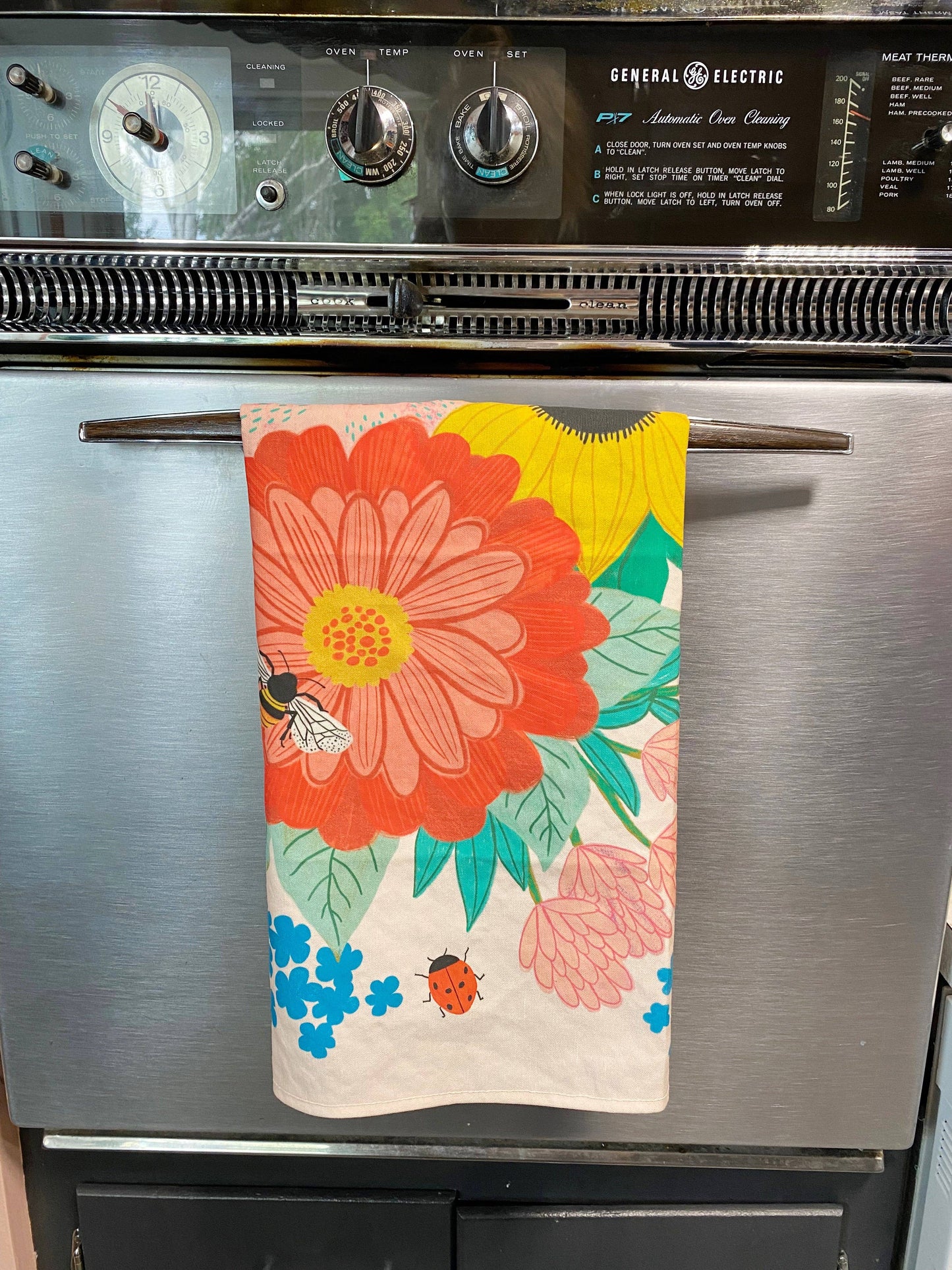 Bee Garden Tea Towel