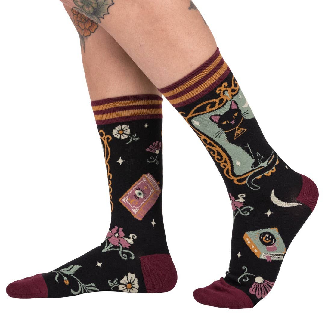Duchess Shadowfloof's Mew World Order Crew Socks