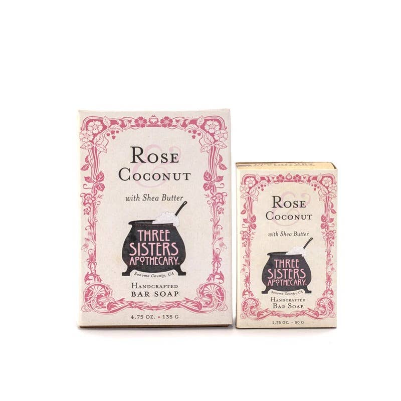 Rose & Coconut Milk Bar Soap by Soap Cauldron