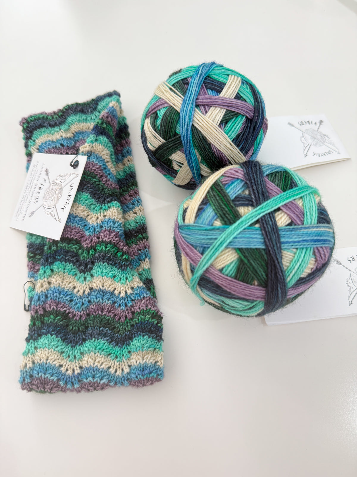 Sea Witch-Exclusive Self Striping Yarn by Valkyrie Fibers