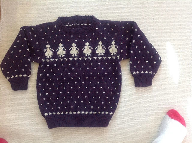 #02 Heart & Doll Child's Sweaters Knitting Pattern - Yankee Knitter Designs
