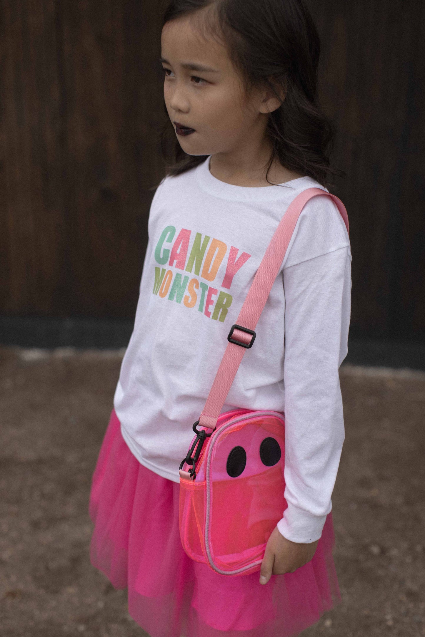 White Halloween Ghost Kids Trick or Treat Tote Bag