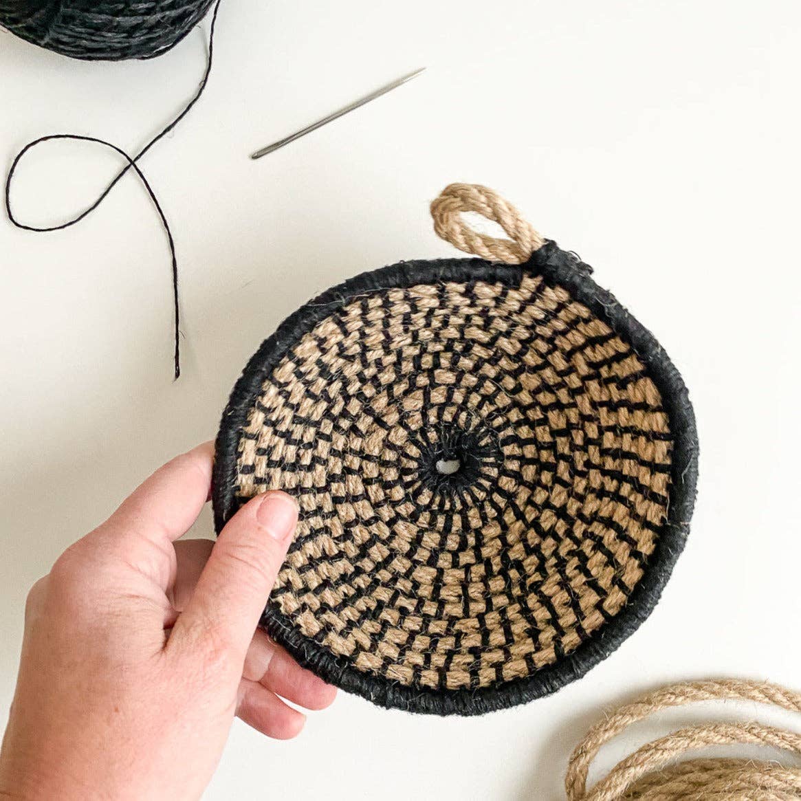 Naomi Nesting Bowls Kit: Jute with Ivory