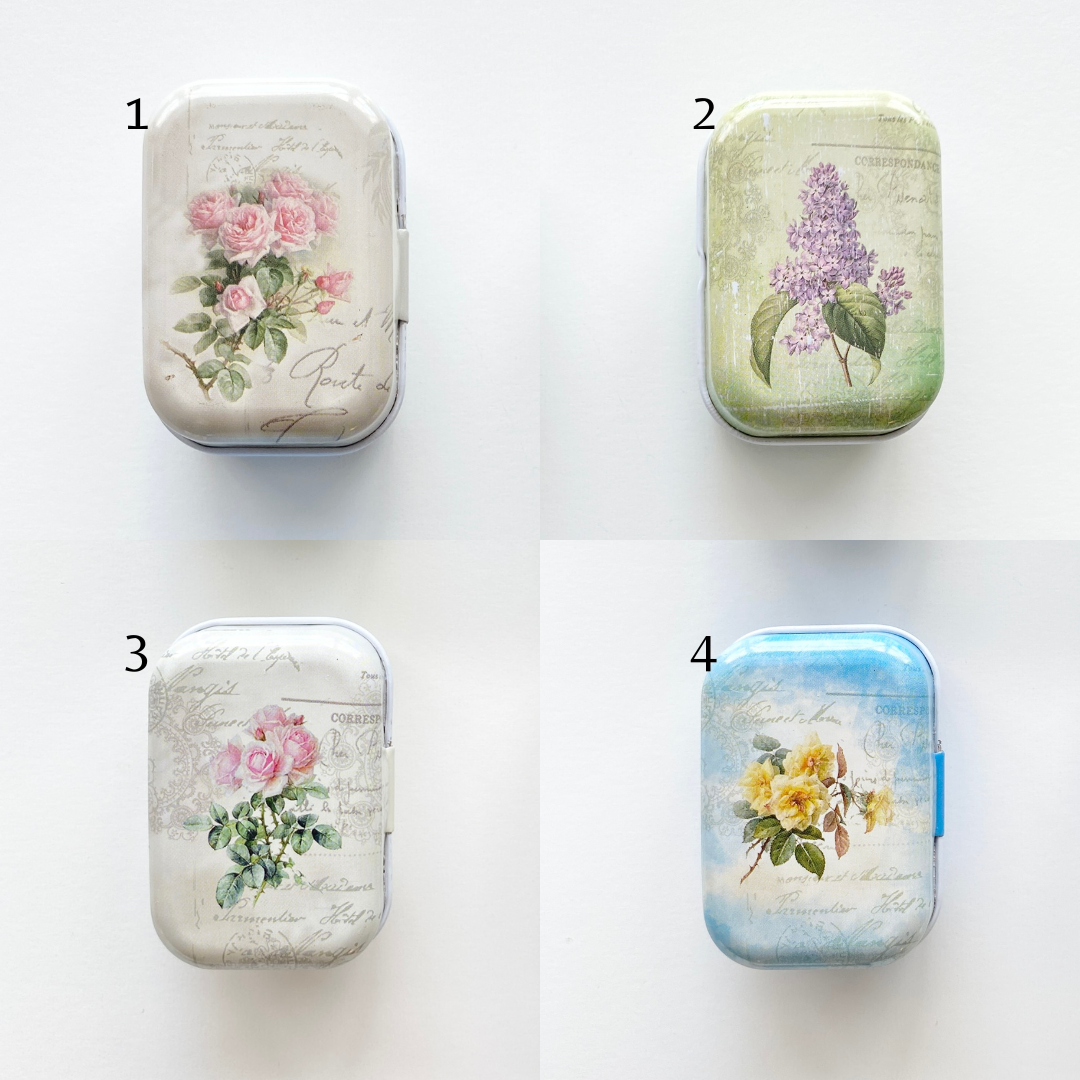 Floral Magnetic Needle Case - #10