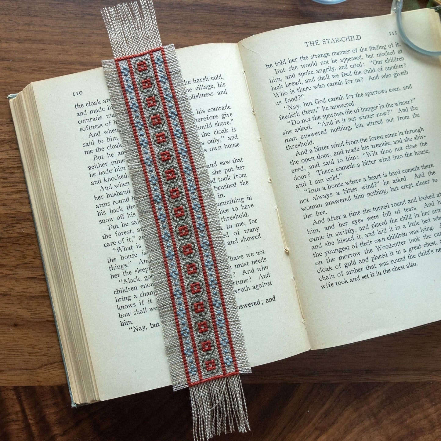 Folk Fabric Sampler Bookmark Cross Stitch Kit