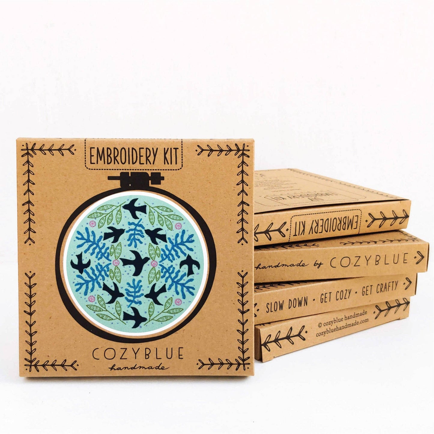 Blackbird embroidery kit