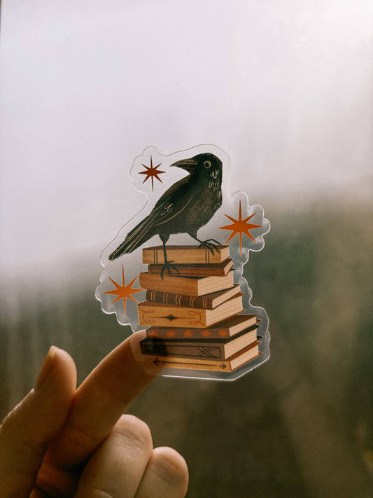 Harbinger & Books 3" Clear Vinyl Sticker